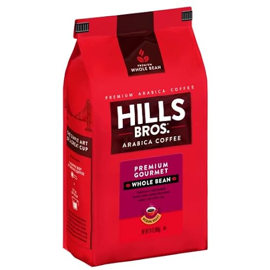 Hills Bros. Gourmet Whole Bean Coffee Medium Roast - Arabica Coffee Beans – Smooth Full-Bodied Medium Blend Coffee With Subtle Chocolate Notes (24 Oz. Bag) 125240871 Hills Bros. Gourmet Whole Bean Coffee Medium Roast - Arabica Coffee Beans – Smooth Full-Bodied Medium Blend Coffee With Subtle Chocolate Notes (24 Oz. Bag) 125240871
