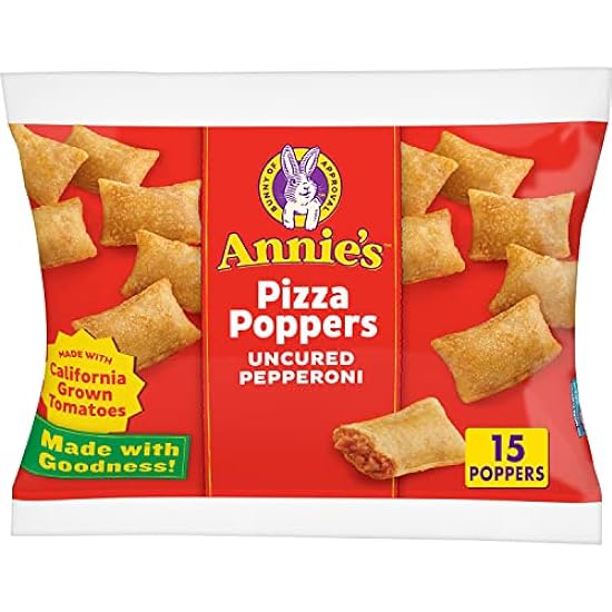 Annie's Frozen Pizza Poppers, Uncured Pepperoni, Snacks, 6.8 oz, 15 ct 296372158 Annie's Frozen Pizza Poppers, Uncured Pepperoni, Snacks, 6.8 oz, 15 ct 296372158