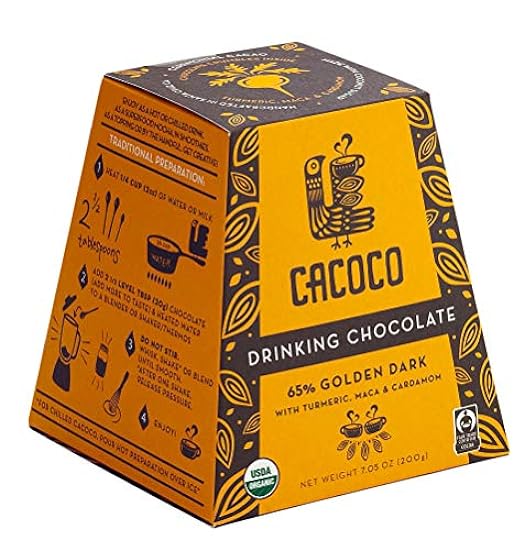 CACOCO 65% Golden Dark Drinking Chocolate (7.05 ounces) … 400978761 CACOCO 65% Golden Dark Drinking Chocolate (7.05 ounces) … 400978761