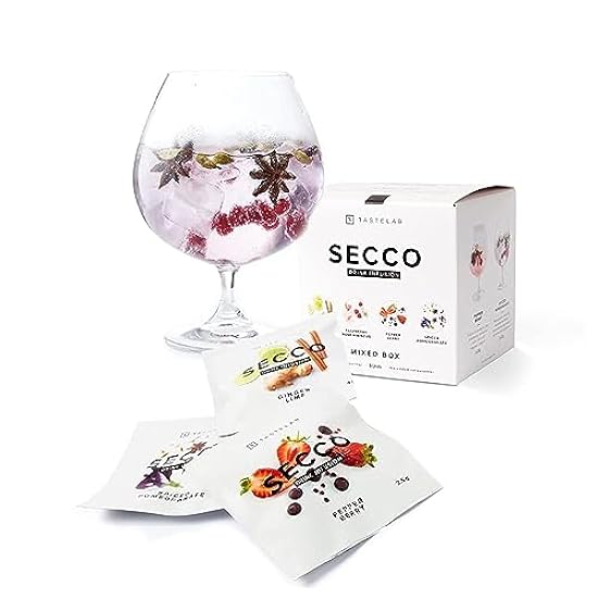 Secco Drink Infusion Signature VarietyBox - Pack of 8 Botanical Sachets for Cocktail Mocktail & Vodka Mixers Mixologist Standards Alcohol Infusions All Home Bartending Enthusiasts 407729314 Secco Drink Infusion Signature VarietyBox - Pack of 8 Botanical Sachets for Cocktail Mocktail & Vodka Mixers Mixologist Standards Alcohol Infusions All Home Bartending Enthusiasts 407729314