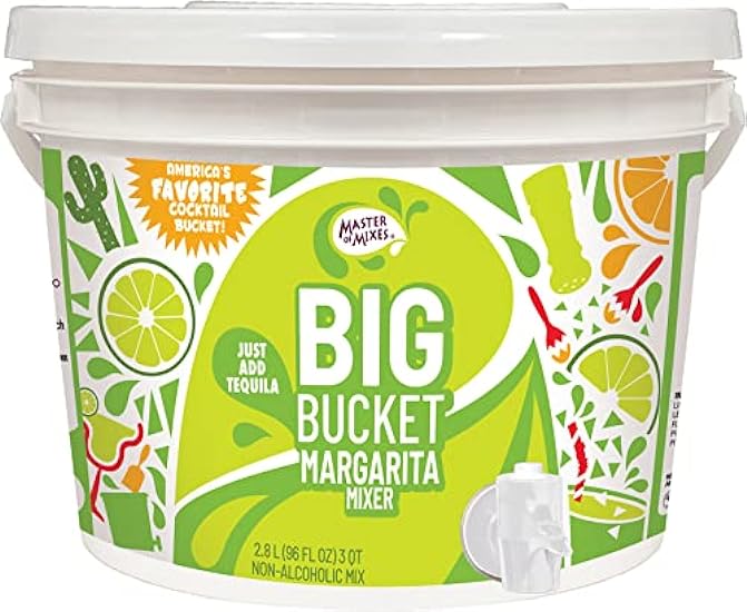 Master of Mixes BigBucket Margarita Mix, Ready to Use, 96 oz Low-Profile, Individually Boxed 421177755 Master of Mixes BigBucket Margarita Mix, Ready to Use, 96 oz Low-Profile, Individually Boxed 421177755