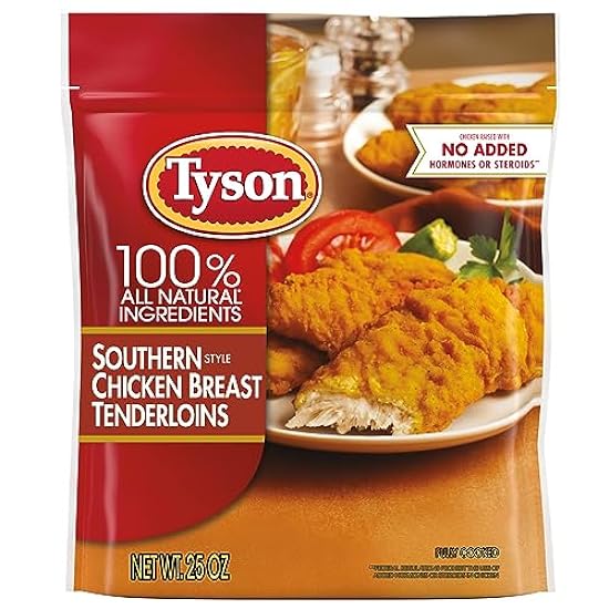 Tyson Fully Cooked Southern Style Breaded Chicken Tenders, 25 Oz (Frozen) 425630038 Tyson Fully Cooked Southern Style Breaded Chicken Tenders, 25 Oz (Frozen) 425630038