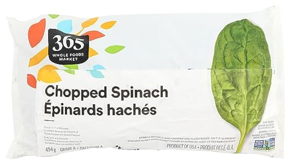 365 by Whole Foods Market, Spinach Chopped, 16 Ounce 684509134 365 by Whole Foods Market, Spinach Chopped, 16 Ounce 684509134