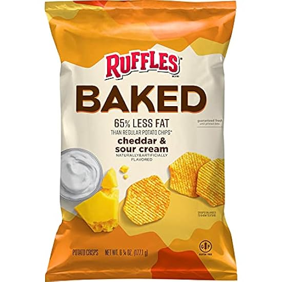 Baked Oven Baked Ruffles Cheddar Sour Cream, 6.25 Oz 756646472