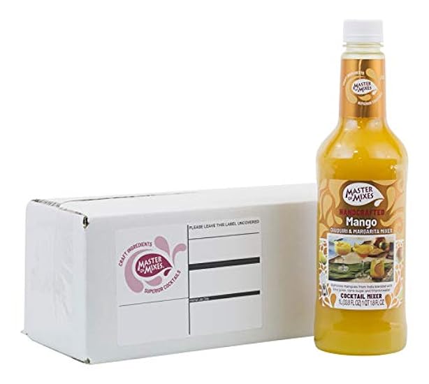 Master of Mixes Mango Daiquiri / Margarita Drink Mix, Ready to Use, 1 Liter Bottle (33.8 Fl Oz), Individually Boxed 95229655 Master of Mixes Mango Daiquiri / Margarita Drink Mix, Ready to Use, 1 Liter Bottle (33.8 Fl Oz), Individually Boxed 95229655