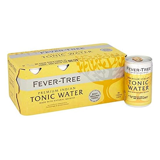 Fever-Tree Premium Indian Tonic Water Cans 8 x 150ml 963801806 Fever-Tree Premium Indian Tonic Water Cans 8 x 150ml 963801806